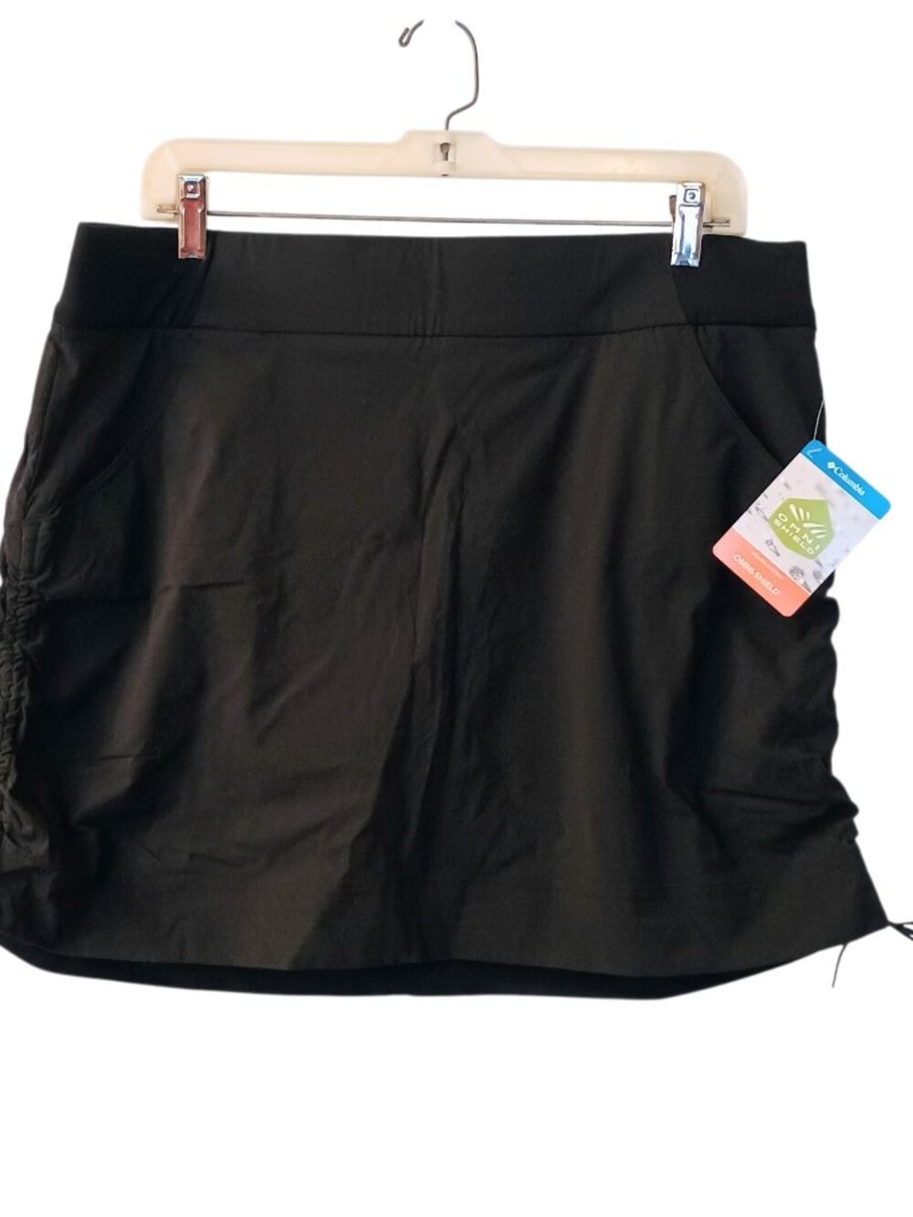 NEW Women's Columbia Black Anytime Casual Skirt Size XL - Omni shield